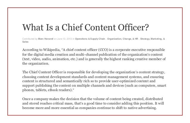 cco meaning chief commercial officer